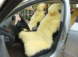 Genuine Long Hair <strong>Sheepskin</strong> <strong>Car</strong> <strong>Seat</strong> <strong>Cover</strong>/Winter warmer <strong>car</strong> <strong>Seat</strong> Cushion - Product Image 2