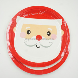 New Year's <strong>Eve</strong> <strong>Christmas</strong> American Style Paper <strong>Plates</strong> with Napkins and Cups - Product Image 6