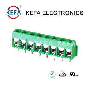 Клеммные колодки KEFA KF126-5.0 Hanroot, никелированные, 250В 8А - Product Image 1