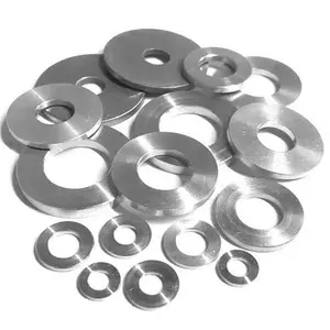 CNC machined polishing 1mm thickness flat round 6061 aluminum washer