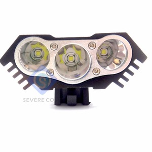 3 LED Xe Đạp ánh sáng 2000 Lumens 3 chế độ LED đi xe đạp ánh sáng phía trước xe đạp ánh sáng đèn pin + Pin + Sạc - Product Image 4