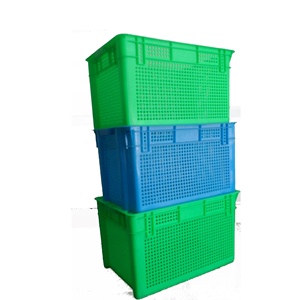 High Quality 50kgs Stackable Plastic <strong>Fruit</strong> <strong>Crates</strong> Plastic Moving Bale Arm <strong>Crate</strong> for Sale - Product Image 4