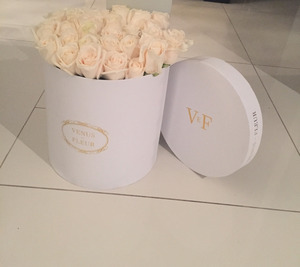Hot sell lovely packaging round flower box