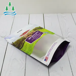 Feuchtigkeit beständige kostenlose Proben Individuell bedruckte Lebensmittel verpackung Snack Trocken frucht Stand Up Pouch Bags