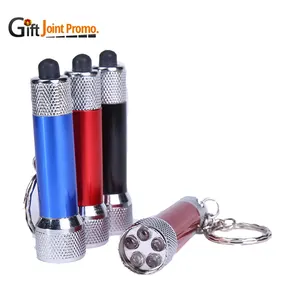 Regalos promocionales 5 LED linterna llavero Mini linterna LED