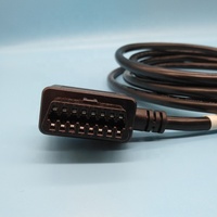OBDII a J1939 Cable Y de ángulo recto con conectores D hembra y D macho Herramientas de diagnóstico 2 años de garantía