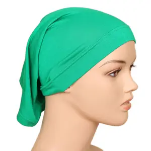 20 colores de algodón ninja interior hijab musulmán underscarf