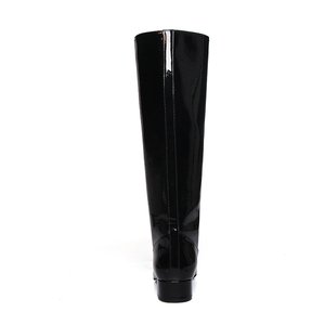 WETKISS Occident Tendenze di Modo di Inverno Scarpe di Vernice Nera <span class=keywords><strong>Stivali</strong></span> di Pelle Piatta <span class=keywords><strong>Stivali</strong></span> Da <span class=keywords><strong>Equitazione</strong></span> Signora <span class=keywords><strong>Stivali</strong></span> Alti Al Ginocchio Scarpe Da Donna - Product Image 3