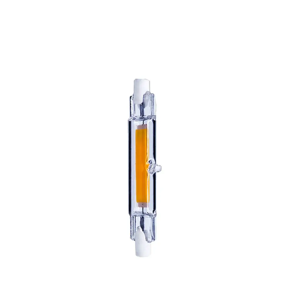 גבוהה באיכות 78mm 9 W LED R7S COB זכוכית צינור חיסכון באנרגיה זרקור הנורה מנורה