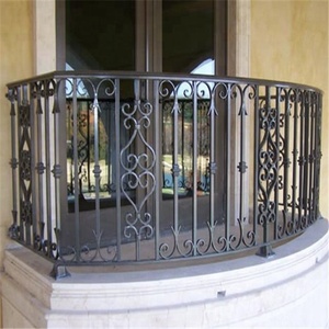 Fabricación de China <span class=keywords><strong>Balcón</strong></span> de hierro forjado barandilla de diseño/Diseño de la parrilla de hierro para <span class=keywords><strong>el</strong></span> <span class=keywords><strong>balcón</strong></span> para <span class=keywords><strong>el</strong></span> hogar - Product Image 2