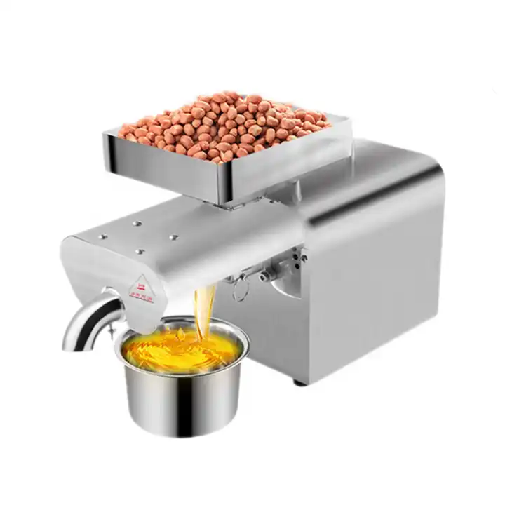 220V/110V Heat Cold Home Oil Press Machine For Pressing Olive Oil Coconut  oil Soy Bean Press Machine High Oil Extraction Maker