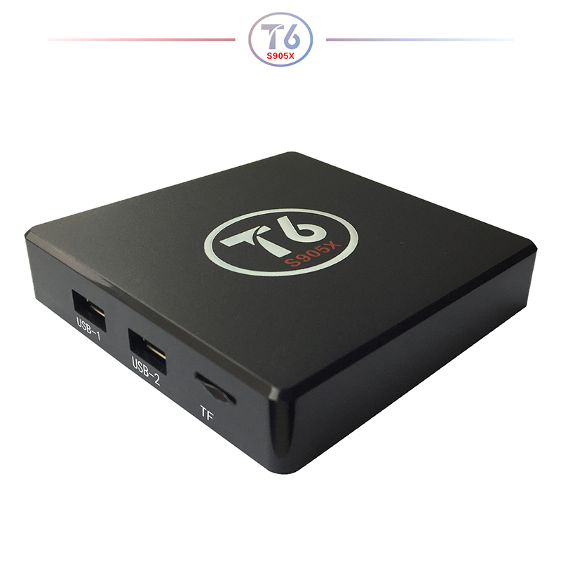 Descargar reproductor de vídeo s905x 2 gb ram ddr3 t6 receptor digital de satélite inteligente codi 4 k cuadro de tv android 7.0