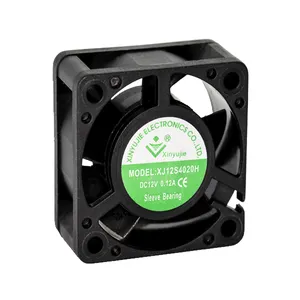 custom 4020 2/3/4 pins dc cooling fan low noise waterproof IP55 high cfm 5v 12v 24v axial fan 40x40x20mm