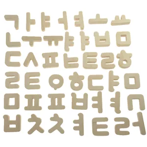  260 Pieces 1 Inches and 2 Inches Wooden Letters Unfinished Wood  Alphabet Letter for Crafts Natural Blank ABCs Cutouts Small Home Wall Decor  for Learning Painting Letter Board DIY Crafts Gifts