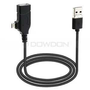 3 en 1 Multi-función de OTG Cable adaptador Micro USB de carga de datos de sincronización del Cable del cargador para el teléfono Android y PC de la tableta