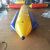 0.9mm पीवीसी मोटी सामग्री गुणवत्ता फ्लाई मछली inflatable केले नाव