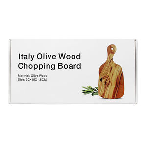 2025 usine en gros <span class=keywords><strong>MRAZ</strong></span> 30cm planche à découper en bois d'olivier italien véritable - Product Image 2