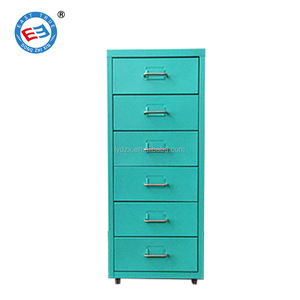 कमरे में रहने वाले <span class=keywords><strong>helmer</strong></span> स्टील काले भंडारण 6 दराज कैबिनेट के तहत डेस्क - Product Image 2