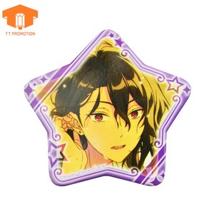 Tùy Chỉnh Trống Hình Trái Tim Cô Gái Trinh Sát Unicorn Làm Việc Vải Pin Nút Phù Hiệu Cho Cô Gái - Product Image 5