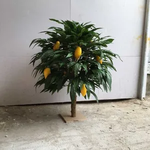 Venda quente new decorativa artificial árvores de manga, fruta falsificada árvores para venda