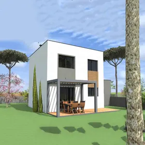 DQ201 Daquan Facile Costruisci Prefabbricata Case Casa Intelligente 3 Camere Da Letto Villa 130m2