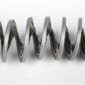 spiral brushes for wire descaling