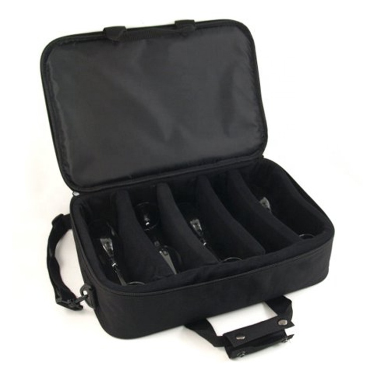 Portable Wine Glass Carrier Bag with Padded Strap - Durable Wine Transport  Solution for Travel, Outdoor Events, and Gifts