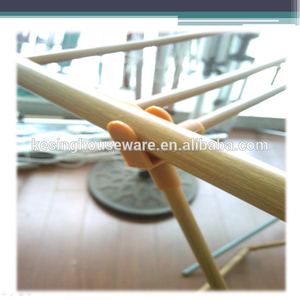 Steel color grass bamboo <span class=keywords><strong>from</strong></span> <span class=keywords><strong>the</strong></span> butterfly's wooden folding cloth rack stand - Product Image 6