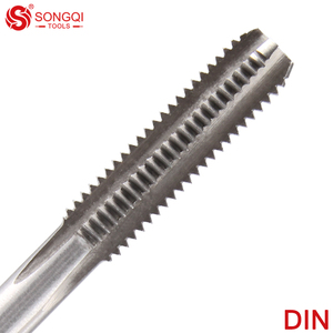 3 Cái DIN352 Tay <span class=keywords><strong>Tap</strong></span> Set Chủ Đề Khai Thác Vòi <span class=keywords><strong>HSS</strong></span> DIN352/351 62-66 HRC Staight CN;GUA M2-M30 SONGQI Vàng M6 - Product Image 3