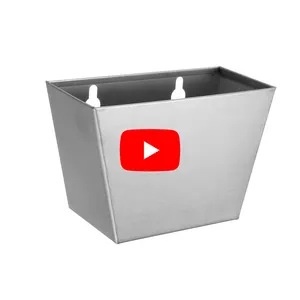 Flowerpot Customized Precision Rust Proof Metal Rectangular Planter Metal Furniture Square Flowerpot