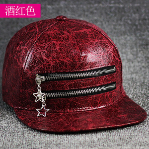Sales promotion snapback cap with metal zipper decoration. Simple cap. - Product Image 3