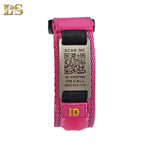 <span class=keywords><strong>Bracelet</strong></span> personnalisé gravé avec le nom <span class=keywords><strong>Bracelet</strong></span> QR pour enfants - Product Image 2
