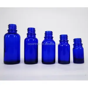 5ml 10ml 15ml 20ml blue Glass Essential Oil Bottle With Plastic Dropper