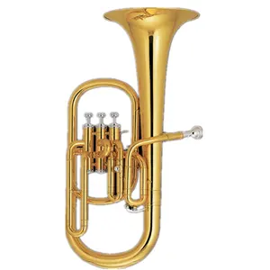 Beliebte Qualität Goldlack Ton Eb Althorn Großhandel Profession elle Musik instrument OEM