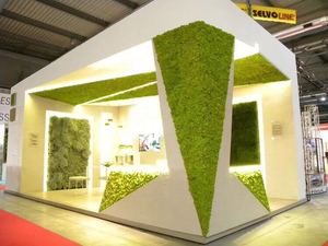 Hflora 30*30นิ้วหนา3ซม. ตกแต่งผนังแผงมอสเรนเดียร์ตกแต่งผนังสำหรับงานแต่งงานของบริษัทตกแต่งผนัง - Product Image 6