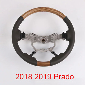 <span class=keywords><strong>Pomo</strong></span> de Palanca de Cambios de Aluminio y Madera para Volante de Toyota Land Cruiser Prado 120 150 FJ120 FJ 150 2003-2018, Accesorios - Product Image 4