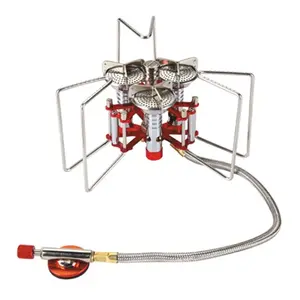 Bulin CE açık katlanır üç brülörler yüksek güç sırt çantasıyla bölünmüş tipi pişirme kamp gaz sobası - Product Image 1