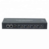 Codificador HDMI sobre IP de 4 Canales Económico, Portátil, con Doble Puerto Ethernet, Codificador de Video HD M3u8 IPTV