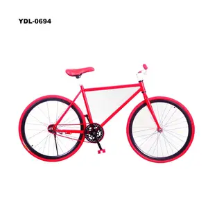 40 Knife <strong>Fixed</strong> Gear Bike Down Brakes Ride the <strong>Carbon</strong> Steel <strong>Frame</strong> Hollow Knife All the Free Float Wholesale Road Bike Men and Wom - Product Image 1