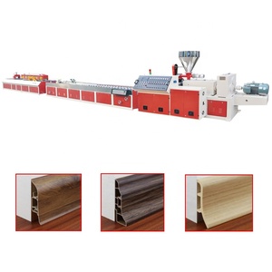 Sàn Ván Chân Tường PVC Ốp Chân Tường Hội Đồng Quản Trị Molding Làm Máy Đùn - Product Image 2