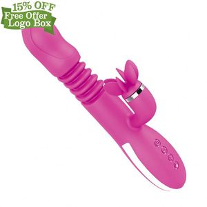Nouveau Étanche Grand Forte Gode Multiples Fréquence Chauffage Auto Extensible Adulte <span class=keywords><strong>Sex</strong></span> Toys Vibrateur - Product Image 4