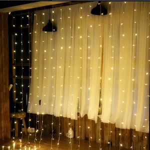 Guirlande lumineuse rideau Led, 3x3M, 8 Modes, étanche, féerique, décoration d'intérieur ou d'extérieur pour mariage