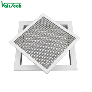 Rejilla de aire acondicionado central con bisagras para puerta, rejilla de retorno de aire con filtro de nailon