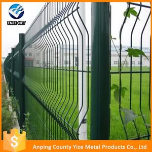 Alibaba express <span class=keywords><strong>vert</strong></span> soudé enduit métal escrime panneaux / <span class=keywords><strong>vert</strong></span> poudre flexion jardin clôtures - Product Image 3