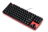 87 touches Professionnel De Jeu Mécanique RVB Claviers Avec Laser Graver double couleur clé d'injection bouchon
