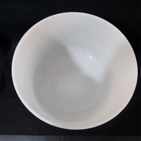 Creuset en cristal de silice de qualité supérieure, blanc opaque, pour la fusion de l'or et des diamants