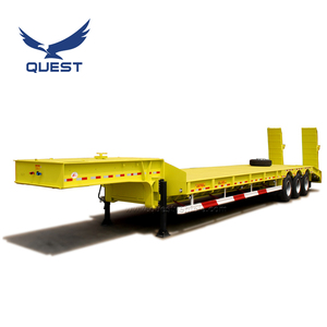 Quest 3 Axle 12 Wheelers Heavy Duty Lowbed Lowboy <strong>Enclosed</strong> <strong>Gooseneck</strong> <strong>Trailers</strong> Semi-<strong>trailer</strong> Truck <strong>Trailer</strong> 80 Ton QUEST Vehicle