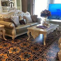 Prix économiques couleur naturelle multicouche en bois massif lisse acajou parquet en bois