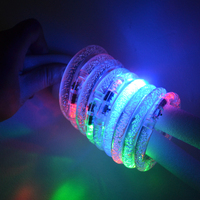 Bracelet LED Lumineux 8" Premium Effet Bulle avec Lumière Clignotante, Accessoire de Fête Idéal pour la Rentrée des Classes, Concerts, Halloween et Noël