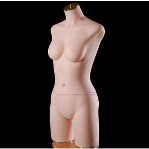 신규 입고 중국 XINJI 제조사: 전문적인 실리콘 여성 사실적인 상체 마네킹 - Product Image 6
